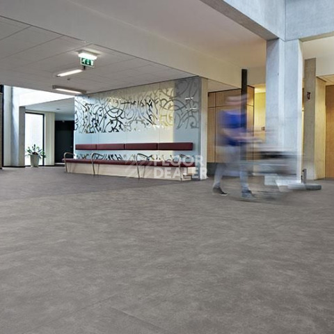 Forbo Allura Flex Material 62518FL1-62518FL5 charcoal concrete (100x100 cm) фото 2 | FLOORDEALER